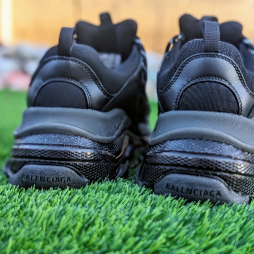 Balenciaga Black Triple S Trainer Sneakers